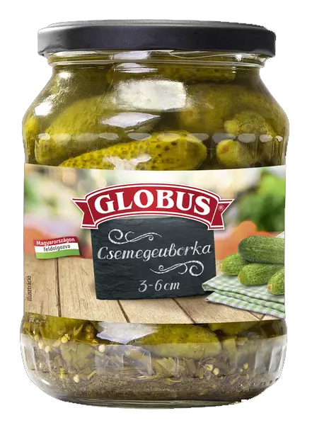 GLOBUS Csemegeuborka 3-6 cm 720ml